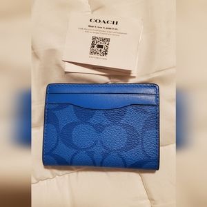 Blue Coach wallet